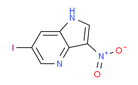 CAS No. 1260385-30-5, 6-Iodo-3-nitro-1H-pyrrolo[3,2-b]pyridine