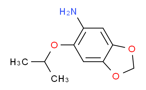 CAS No. 1312698-41-1, 6-Isopropoxybenzo[d][1,3]dioxol-5-amine