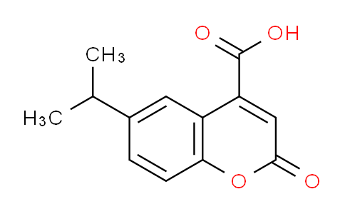 CAS No. 1355225-33-0, 6-Isopropyl-2-oxo-2H-chromene-4-carboxylic acid