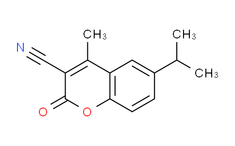 CAS No. 288399-89-3, 6-Isopropyl-4-methyl-2-oxo-2H-chromene-3-carbonitrile