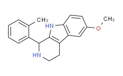 CAS No. 529476-60-6, 6-Methoxy-1-(o-tolyl)-2,3,4,9-tetrahydro-1H-pyrido[3,4-b]indole