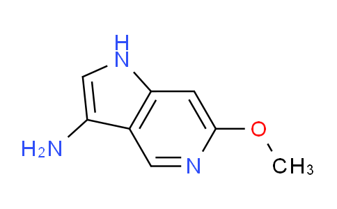 CAS No. 1190315-66-2, 6-Methoxy-1H-pyrrolo[3,2-c]pyridin-3-amine