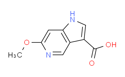 CAS No. 1190313-17-7, 6-Methoxy-1H-pyrrolo[3,2-c]pyridine-3-carboxylic acid