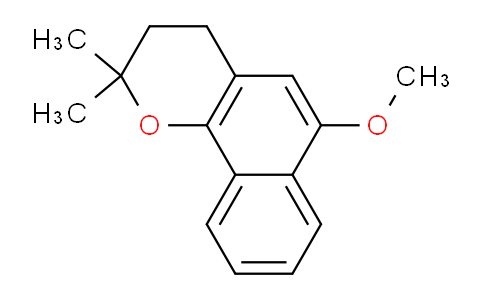 CAS No. 20213-26-7, 6-Methoxy-2,2-dimethyl-3,4-dihydro-2H-benzo[h]chromene