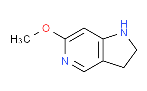 CAS No. 24603-30-3, 6-Methoxy-2,3-dihydro-1H-pyrrolo[3,2-c]pyridine