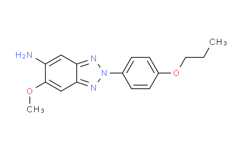 CAS No. 1706450-17-0, 6-Methoxy-2-(4-propoxyphenyl)-2H-benzo[d][1,2,3]triazol-5-amine
