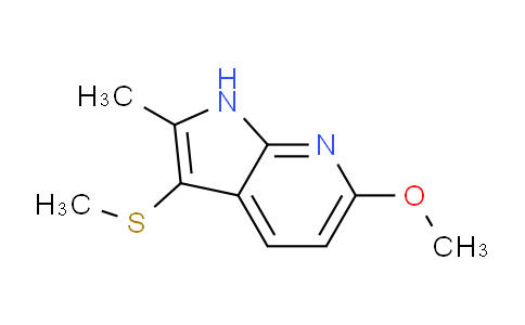 CAS No. 850785-50-1, 6-Methoxy-2-methyl-3-(methylthio)-1H-pyrrolo[2,3-b]pyridine