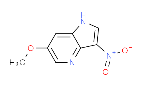 CAS No. 1190317-64-6, 6-Methoxy-3-nitro-1H-pyrrolo[3,2-b]pyridine
