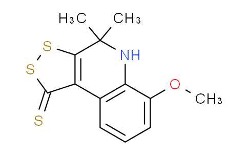 CAS No. 122246-15-5, 6-Methoxy-4,4-dimethyl-4,5-dihydro-1H-[1,2]dithiolo[3,4-c]quinoline-1-thione