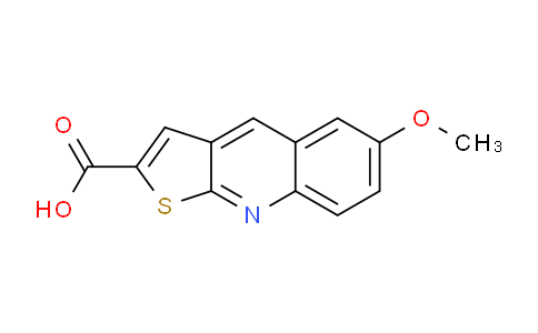 CAS No. 462067-71-6, 6-Methoxythieno[2,3-b]quinoline-2-carboxylic acid