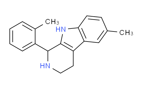 CAS No. 529476-59-3, 6-Methyl-1-(o-tolyl)-2,3,4,9-tetrahydro-1H-pyrido[3,4-b]indole