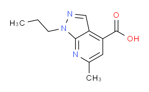 CAS No. 893645-65-3, 6-Methyl-1-Propyl-1H-pyrazolo[3,4-b]pyridine-4-carboxylic acid