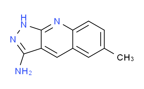 CAS No. 462067-00-1, 6-Methyl-1H-pyrazolo[3,4-b]quinolin-3-amine