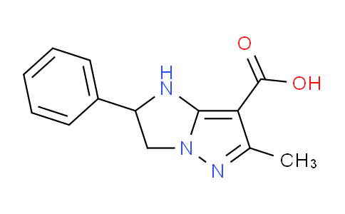 CAS No. 1707668-04-9, 6-Methyl-2-phenyl-2,3-dihydro-1H-imidazo[1,2-b]pyrazole-7-carboxylic acid