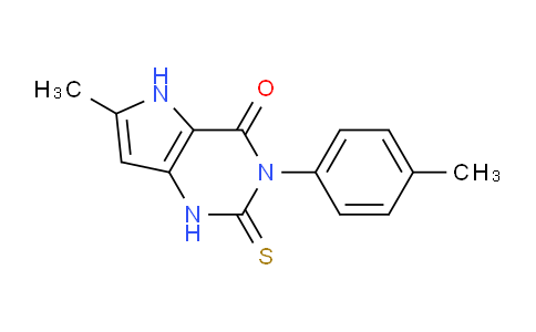 CAS No. 1312139-43-7, 6-Methyl-2-thioxo-3-(p-tolyl)-2,3-dihydro-1H-pyrrolo[3,2-d]pyrimidin-4(5H)-one