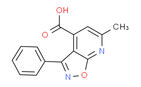 CAS No. 938007-41-1, 6-Methyl-3-phenylisoxazolo[5,4-b]pyridine-4-carboxylic acid