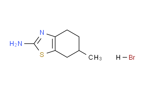 CAS No. 82514-57-6, 6-Methyl-4,5,6,7-tetrahydrobenzo[d]thiazol-2-amine hydrobromide