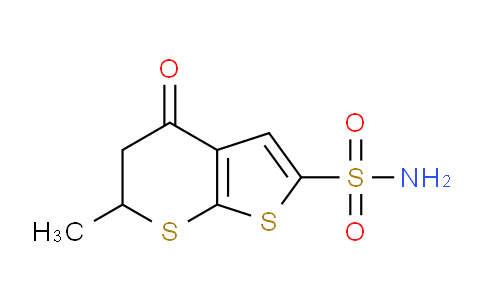 CAS No. 120279-88-1, 6-Methyl-4-oxo-5,6-dihydro-4H-thieno[2,3-b]thiopyran-2-sulfonamide