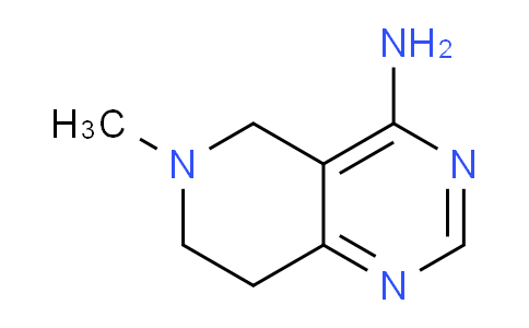 CAS No. 1355215-61-0, 6-Methyl-5,6,7,8-tetrahydropyrido[4,3-d]pyrimidin-4-amine