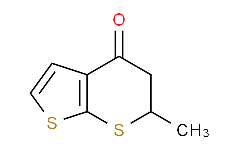 CAS No. 120279-85-8, 6-Methyl-5,6-dihydro-4H-thieno[2,3-b]thiopyran-4-one