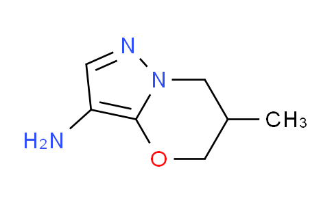 CAS No. 1706448-21-6, 6-Methyl-6,7-dihydro-5H-pyrazolo[5,1-b][1,3]oxazin-3-amine