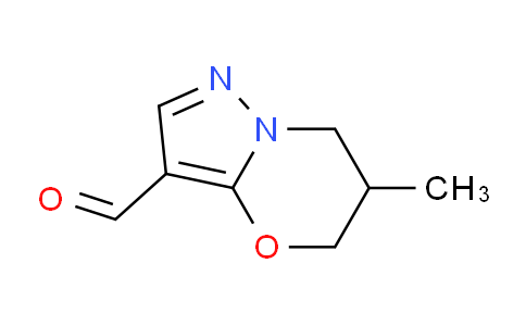 CAS No. 1706431-19-7, 6-Methyl-6,7-dihydro-5H-pyrazolo[5,1-b][1,3]oxazine-3-carbaldehyde
