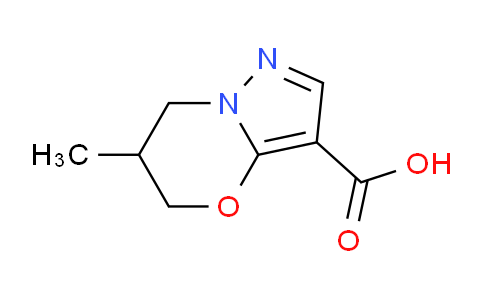 CAS No. 1428233-77-5, 6-Methyl-6,7-dihydro-5H-pyrazolo[5,1-b][1,3]oxazine-3-carboxylic acid
