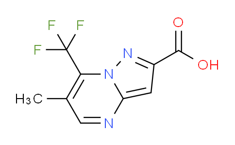 CAS No. 1790365-86-4, 6-Methyl-7-(trifluoromethyl)pyrazolo[1,5-a]pyrimidine-2-carboxylic acid