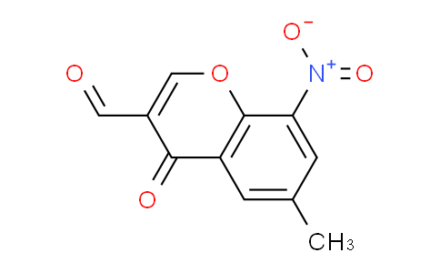 CAS No. 879559-54-3, 6-Methyl-8-nitro-4-oxo-4H-chromene-3-carbaldehyde