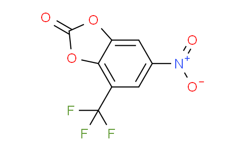 CAS No. 933673-31-5, 6-Nitro-4-(trifluoromethyl)benzo[d][1,3]dioxol-2-one
