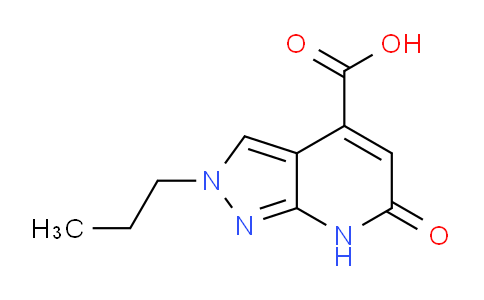CAS No. 1018166-21-6, 6-Oxo-2-propyl-6,7-dihydro-2H-pyrazolo[3,4-b]pyridine-4-carboxylic acid