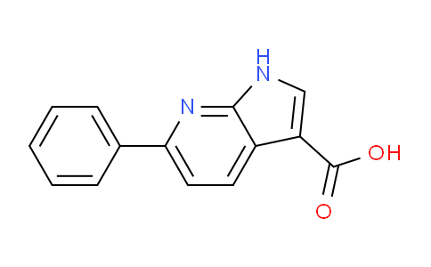 CAS No. 1227270-68-9, 6-Phenyl-1H-pyrrolo[2,3-b]pyridine-3-carboxylic acid
