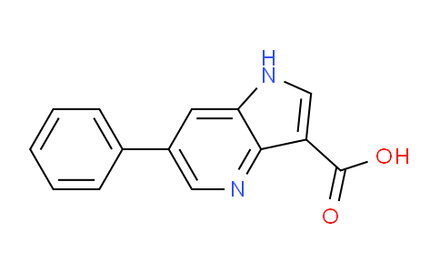 CAS No. 1227270-42-9, 6-Phenyl-1H-pyrrolo[3,2-b]pyridine-3-carboxylic acid