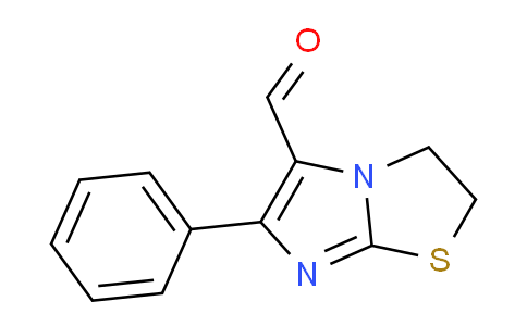 CAS No. 75224-64-5, 6-Phenyl-2,3-dihydroimidazo[2,1-b]thiazole-5-carbaldehyde