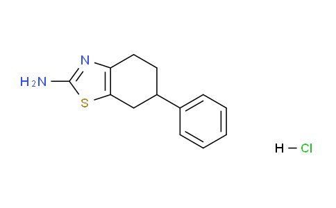 CAS No. 676348-28-0, 6-Phenyl-4,5,6,7-tetrahydrobenzo[d]thiazol-2-amine hydrochloride