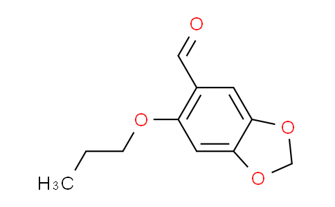 CAS No. 879046-36-3, 6-Propoxybenzo[d][1,3]dioxole-5-carbaldehyde