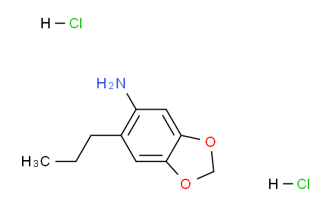 CAS No. 1185293-87-1, 6-Propylbenzo[d][1,3]dioxol-5-amine dihydrochloride