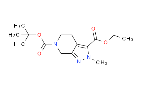 CAS No. 1422344-36-2, 6-tert-Butyl 3-ethyl 2-methyl-4,5-dihydro-2H-pyrazolo[3,4-c]pyridine-3,6(7H)-dicarboxylate