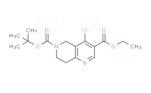 CAS No. 1822861-42-6, 6-tert-Butyl 3-ethyl 4-chloro-7,8-dihydro-1,6-naphthyridine-3,6(5H)-dicarboxylate