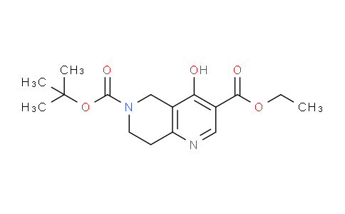 CAS No. 1823496-86-1, 6-tert-Butyl 3-ethyl 4-hydroxy-7,8-dihydro-1,6-naphthyridine-3,6(5H)-dicarboxylate