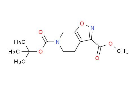 CAS No. 1260655-07-9, 6-tert-Butyl 3-methyl 4,5-dihydroisoxazolo[5,4-c]pyridine-3,6(7H)-dicarboxylate