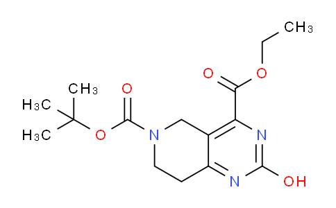CAS No. 1412452-82-4, 6-tert-Butyl 4-ethyl 2-hydroxy-7,8-dihydropyrido[4,3-d]pyrimidine-4,6(5H)-dicarboxylate