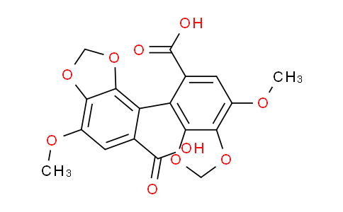 CAS No. 105868-34-6, 7,7'-Dimethoxy-[4,4'-bibenzo[d][1,3]dioxole]-5,5'-dicarboxylic acid