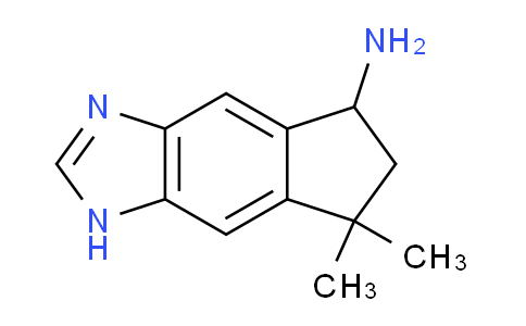 CAS No. 1248565-23-2, 7,7-Dimethyl-1,5,6,7-tetrahydroindeno[5,6-d]imidazol-5-amine