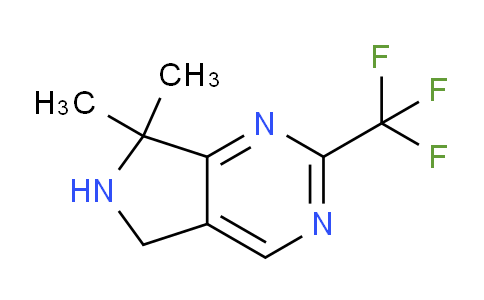 CAS No. 1823366-60-4, 7,7-Dimethyl-2-(trifluoromethyl)-6,7-dihydro-5H-pyrrolo[3,4-d]pyrimidine