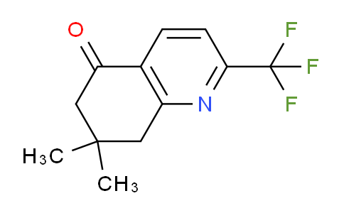 CAS No. 205582-86-1, 7,7-Dimethyl-2-(trifluoromethyl)-7,8-dihydroquinolin-5(6H)-one