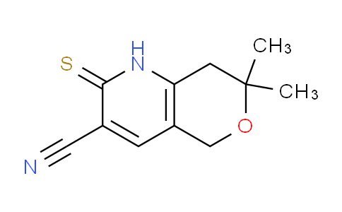 CAS No. 144291-93-0, 7,7-Dimethyl-2-thioxo-2,5,7,8-tetrahydro-1H-pyrano[4,3-b]pyridine-3-carbonitrile
