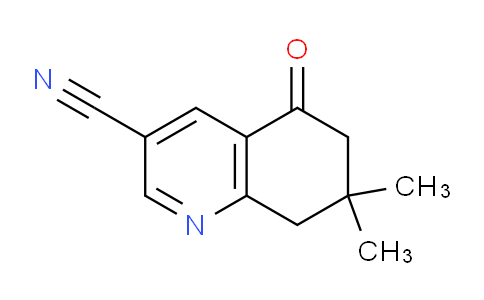 CAS No. 135987-11-0, 7,7-Dimethyl-5-oxo-5,6,7,8-tetrahydroquinoline-3-carbonitrile