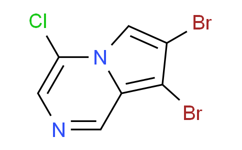 CAS No. 1416438-09-9, 7,8-Dibromo-4-chloropyrrolo[1,2-a]pyrazine