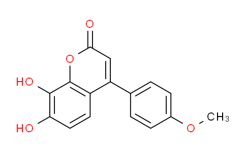 CAS No. 370582-94-8, 7,8-Dihydroxy-4-(4-methoxyphenyl)-2H-chromen-2-one